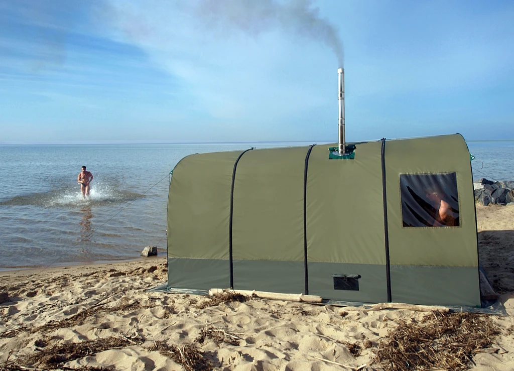 Походная баня-палатка — готовое решение для комфортного отдыха на природе