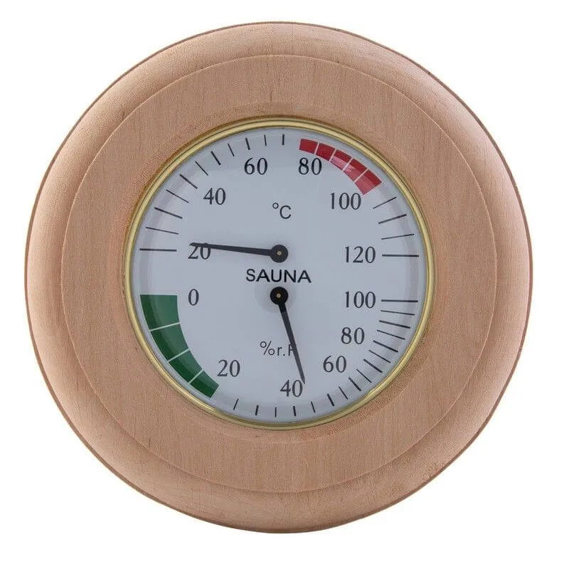 Термогигрометр круг (ольха) TH-10A
