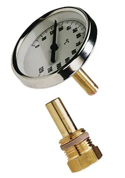 Термометр биметалический Т 63\50 Watts с погружной гильзой