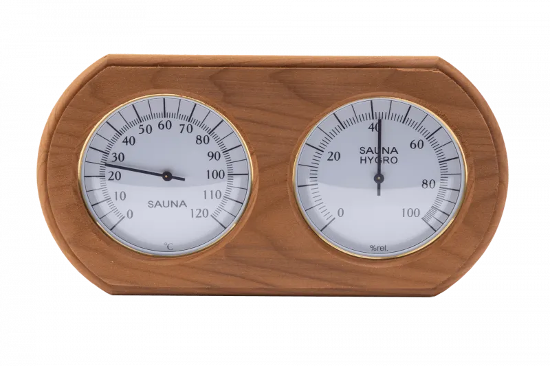 Термогигрометр ОЧКИ овал (термодревесина) TH-20Т